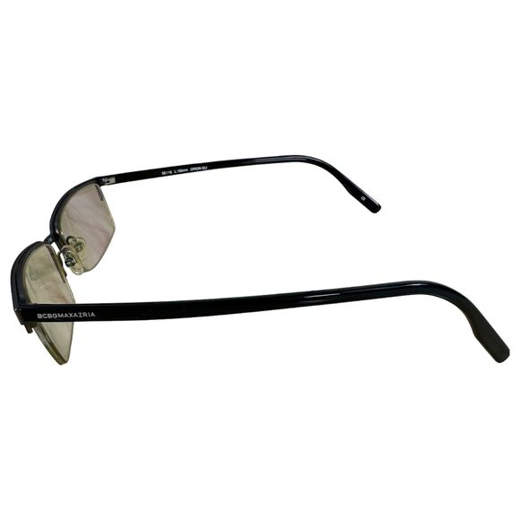 BCBG Maxazria Orion Oli Green Half Frame Metal Eyeglasses Glasses - Needs Lenses - Picture 3 of 7